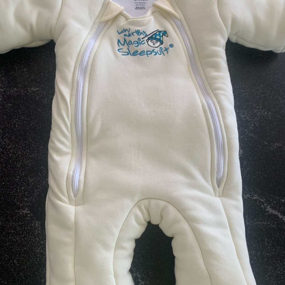 Baby Merlin's Magic Sleepsuit Cream Footie